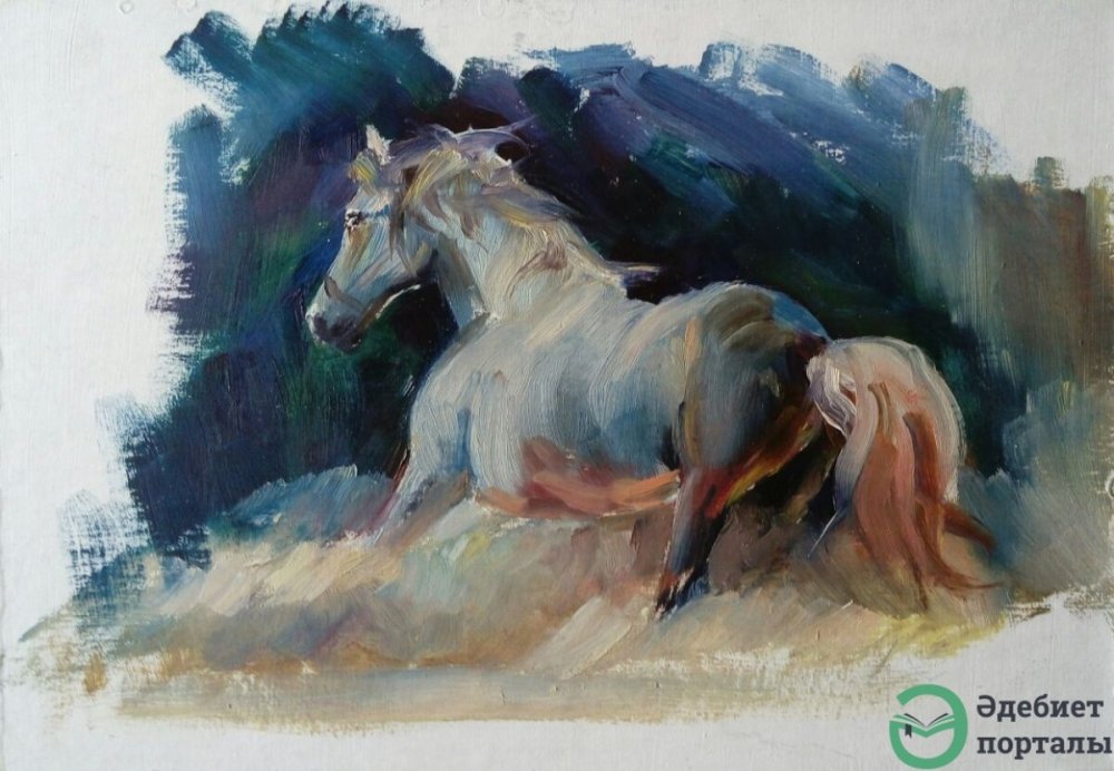 Лошади живопись маслом