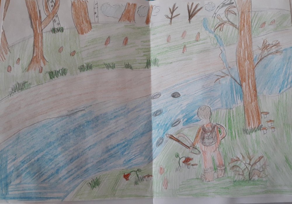 Иллюстрация к Васюткино озеро 5 класс