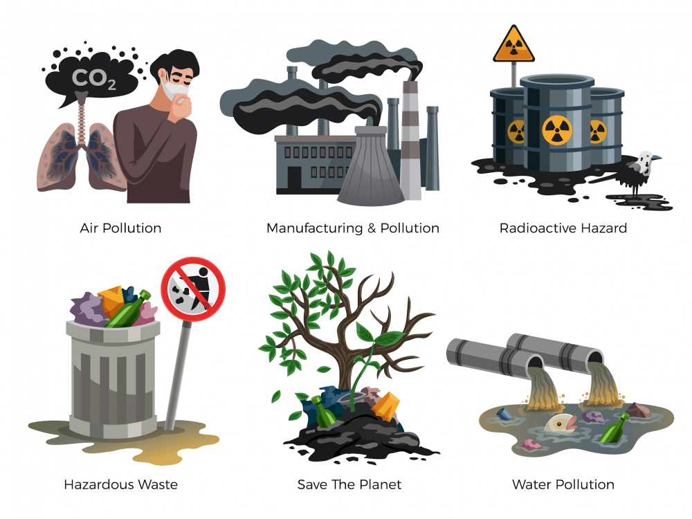 Иконки к презентации на тему загрязнения окружающей среды