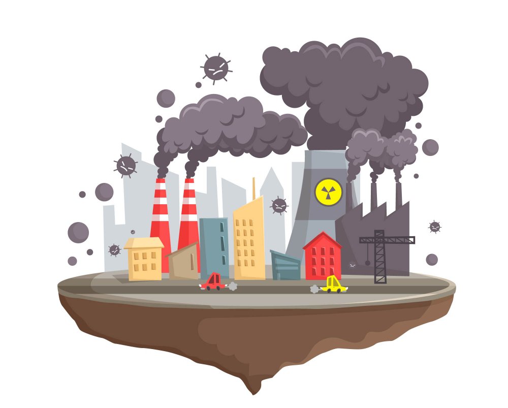 Загрязнение окружающей среды рисунки