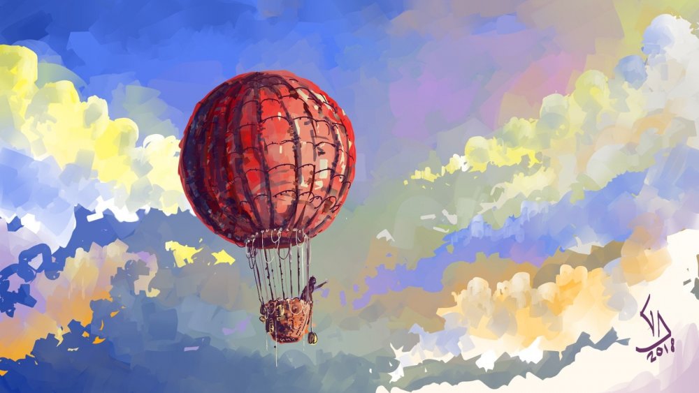 Воздушный шар арт