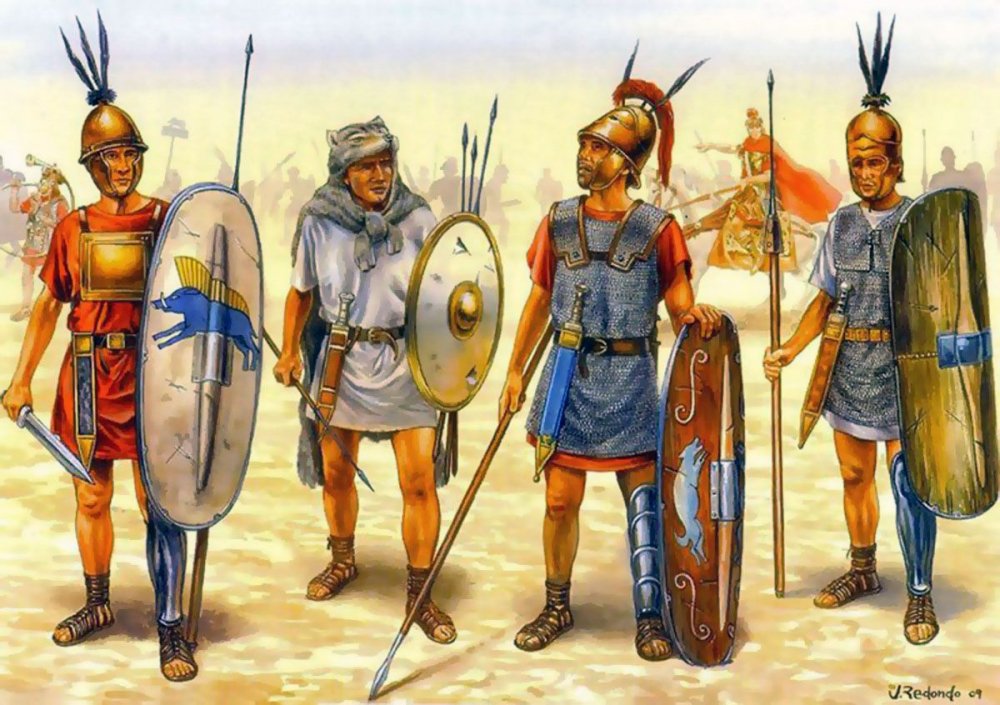 Армия древнего Рима легионеры