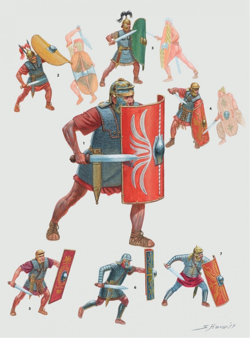Легион римской империи рисунок