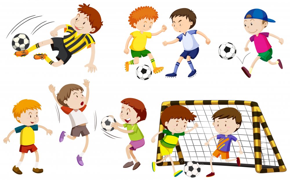 Иллюстрации футбол для дошкольников