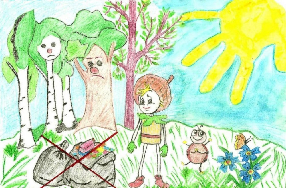 Детский рисунок экология