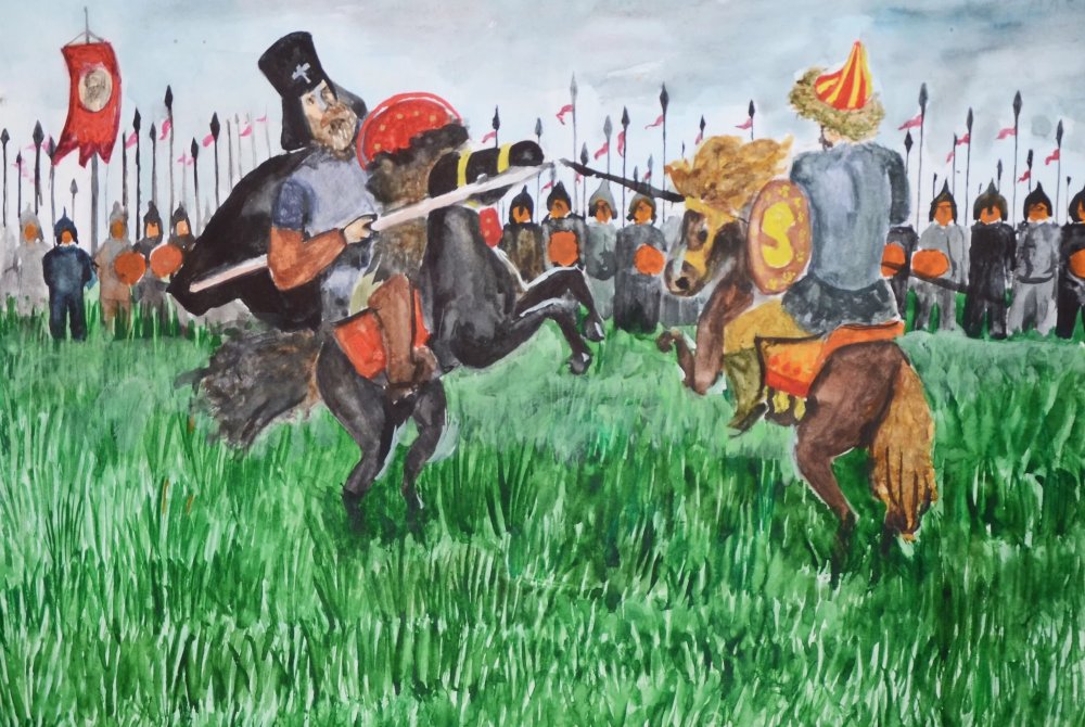 Рисунок Куликовская битва 4 класс