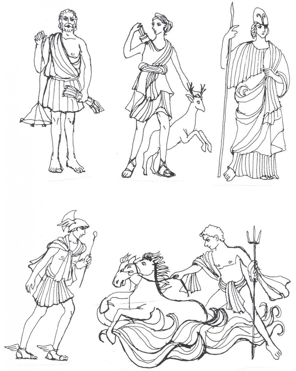 Рисунки древних греков