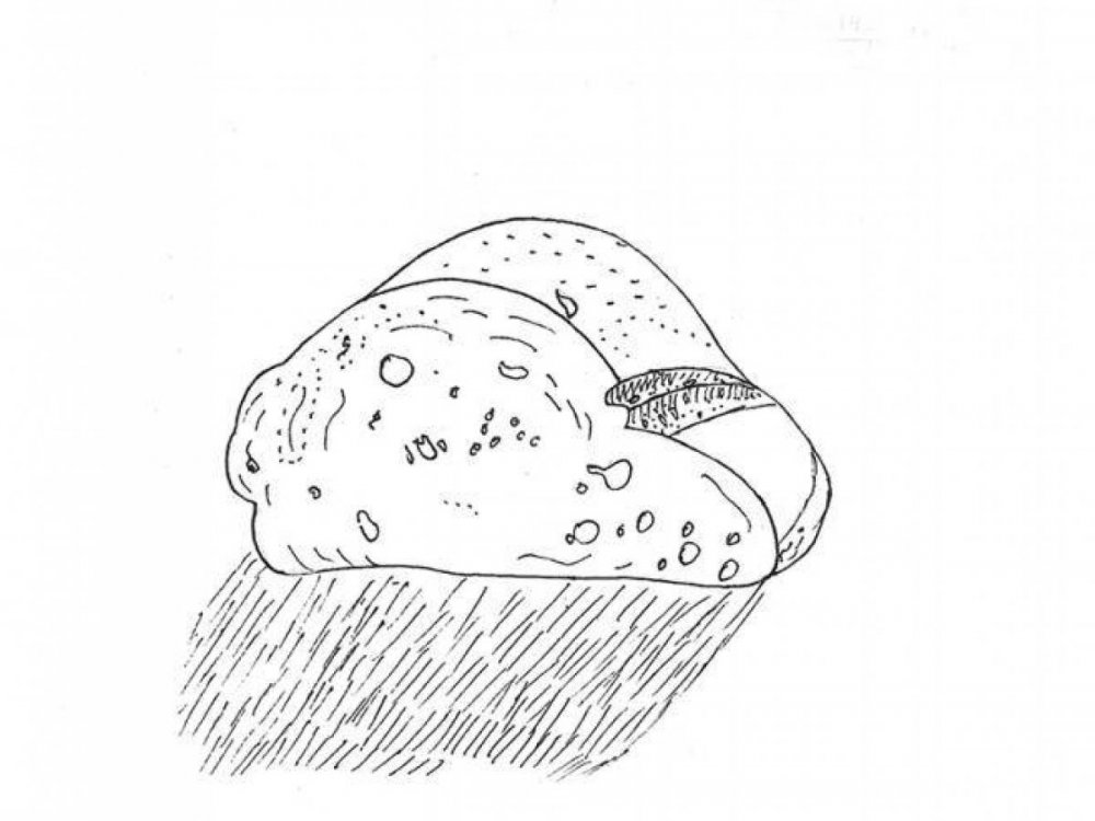 Лисичкин хлеб рисунок для читательского дневника