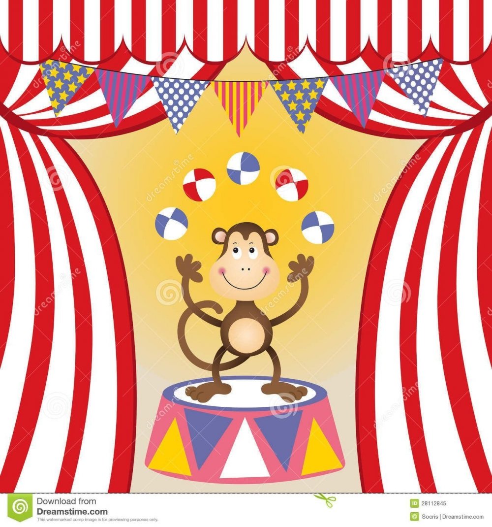 Изображение на плакате цирк