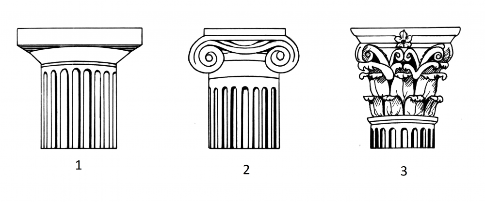 Дорический ордер колонна Греция