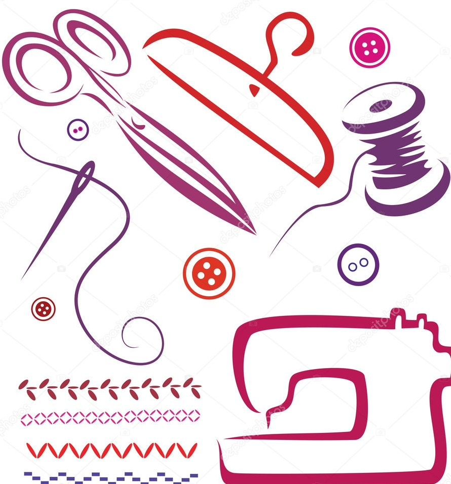 Логотип для ателье по пошиву одежды