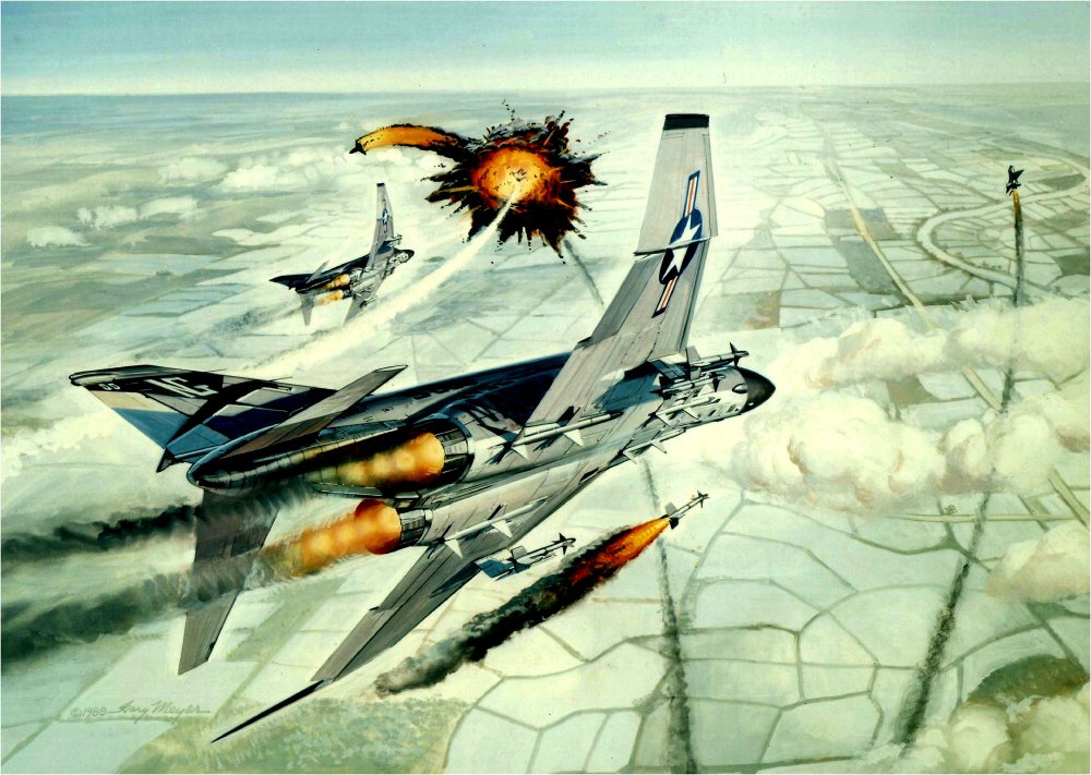 F-4 Phantom арт Вьетнам