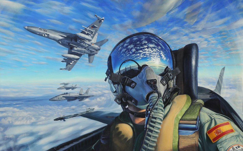 Рисунки военного летчика истребителя