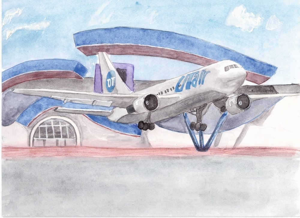 Детские рисунки аэропорт