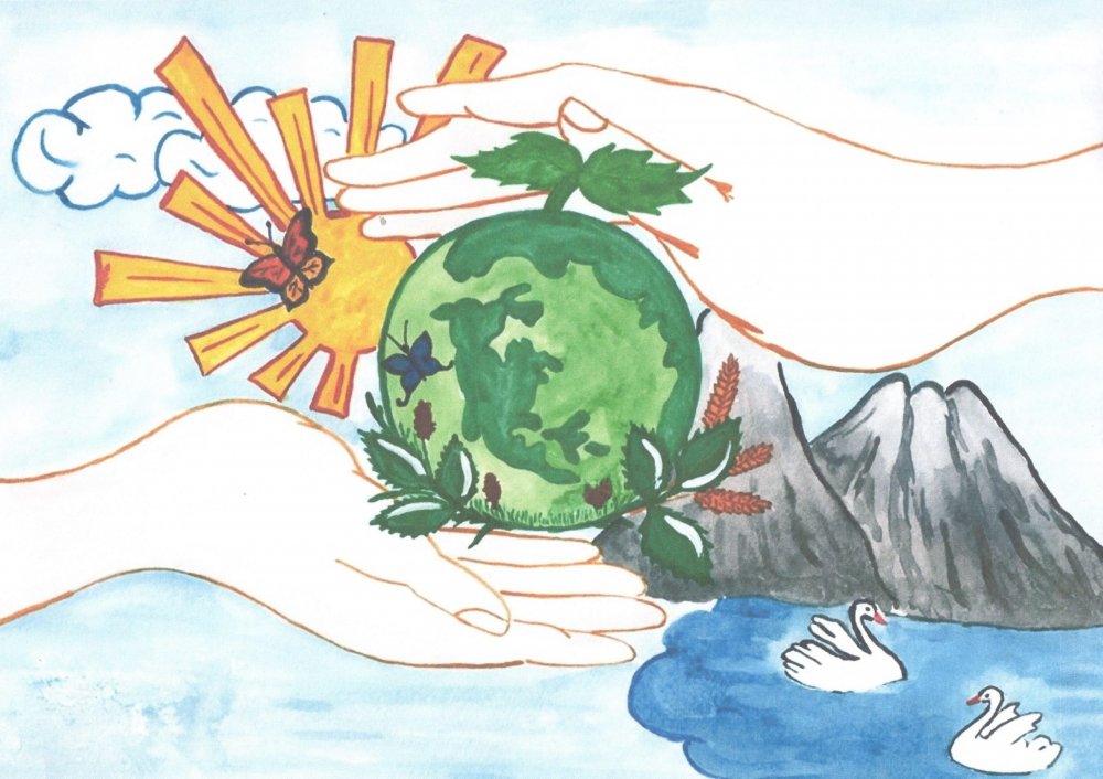 Детские рисунки на тему экология