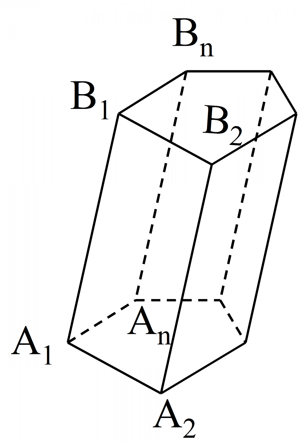 Наклонная шестиугольная Призма