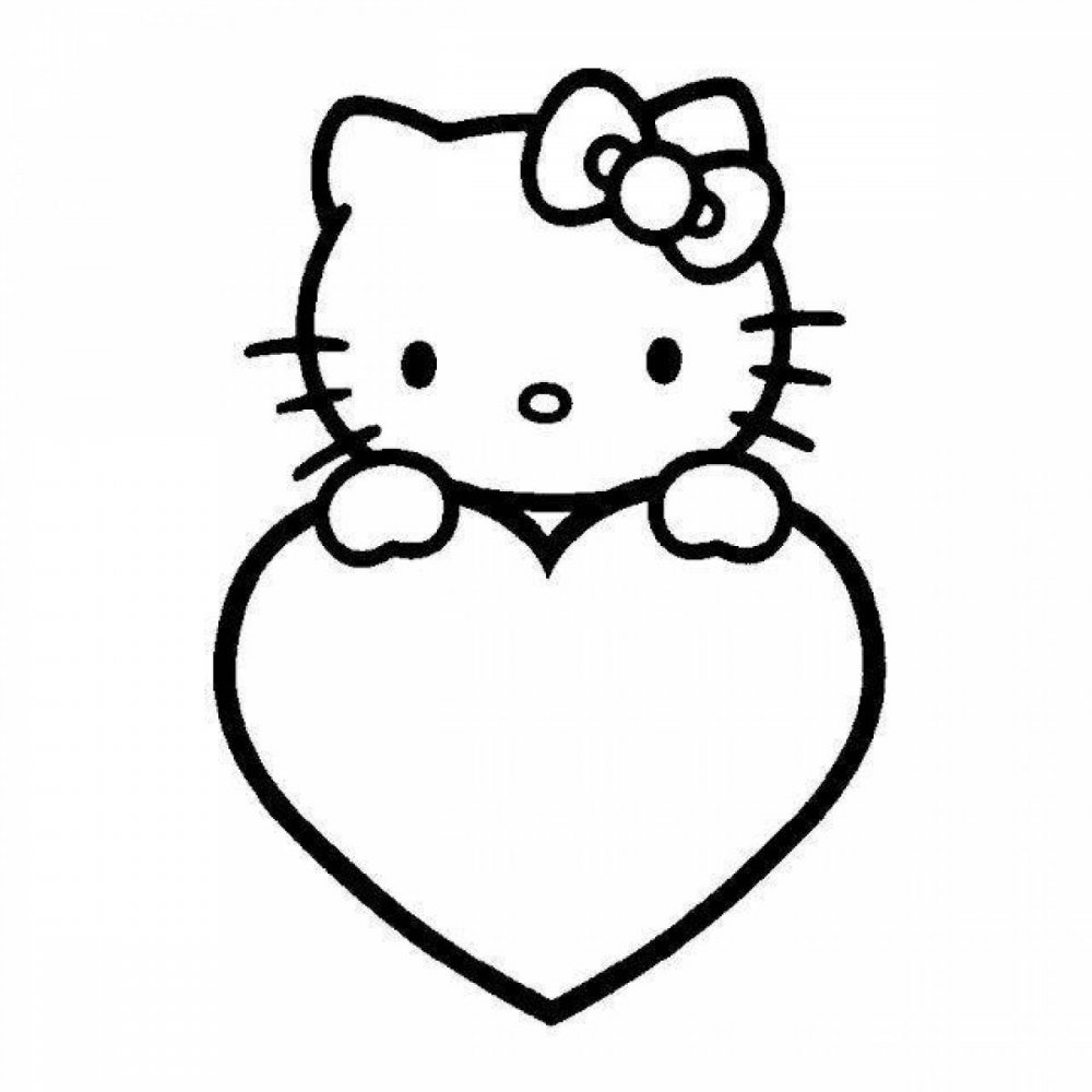 Hello Kitty с сердечком