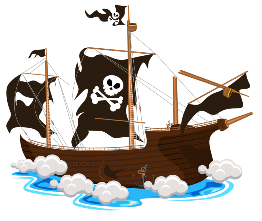 Пиратский корабль детский