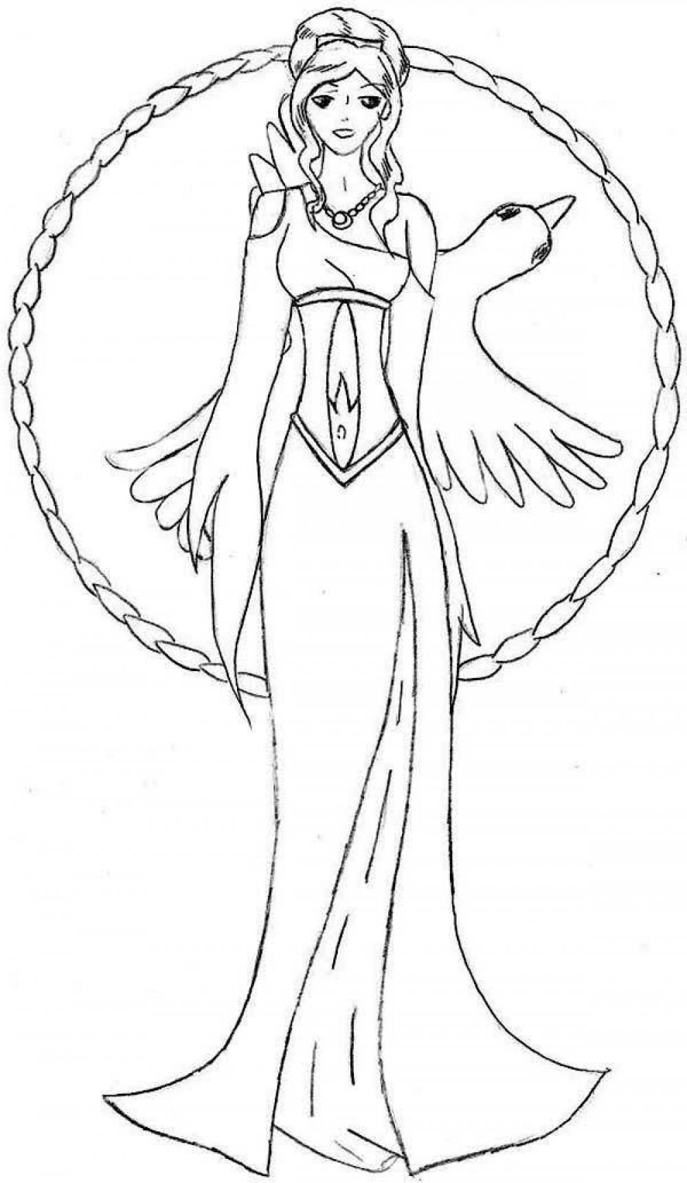 Афродита богиня раскраска
