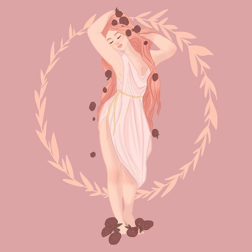 Афродита рисунок древней Греции