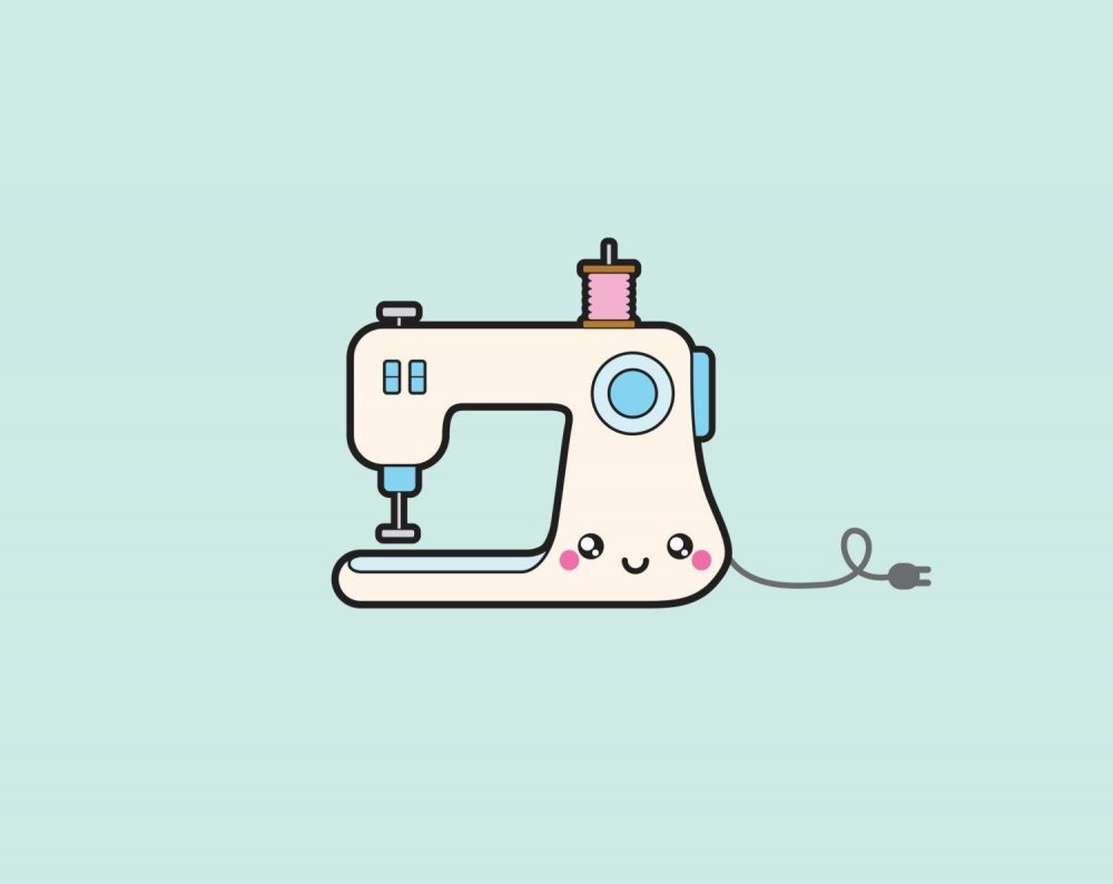 Швейная машинка рисунок для детей
