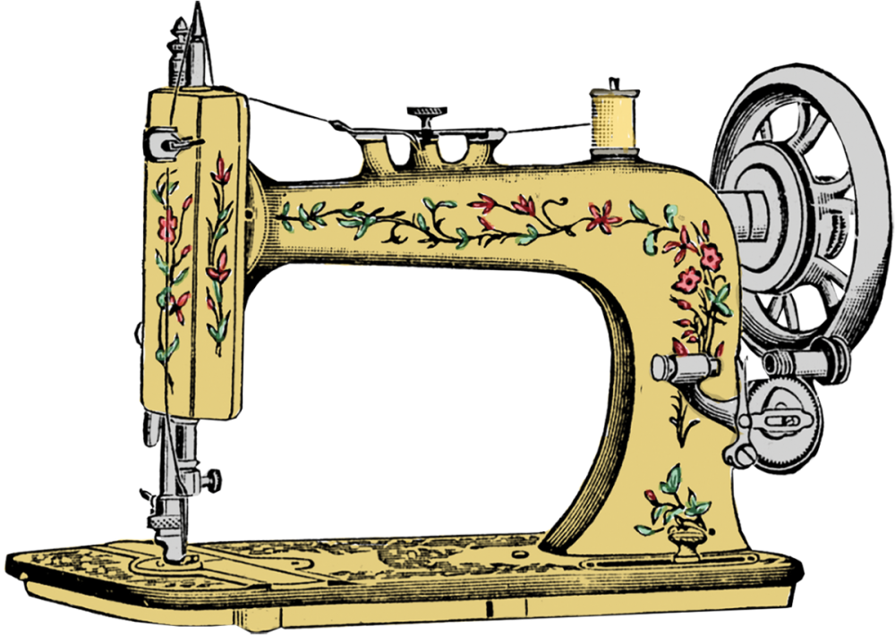 Швейная машинка без фона