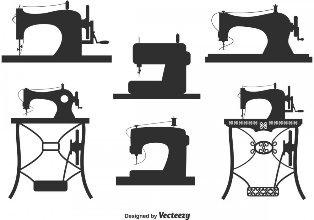 Швейная машинка вектор