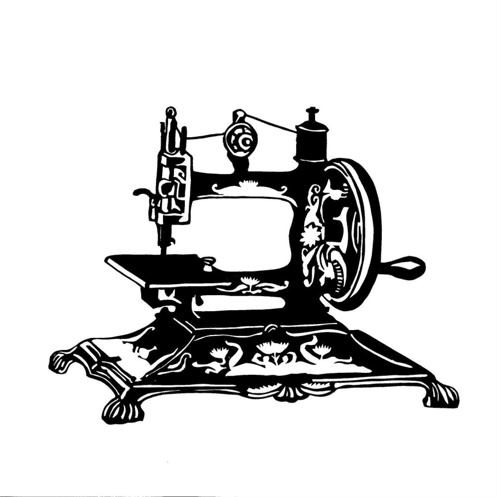 Векторная швейная машинка