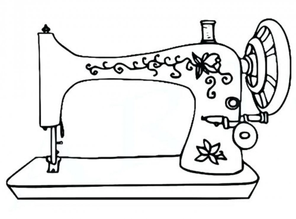 Швейная машинка рисунок