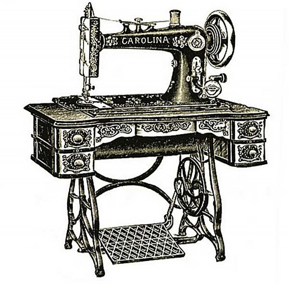 Картина швейной машинки Зингера