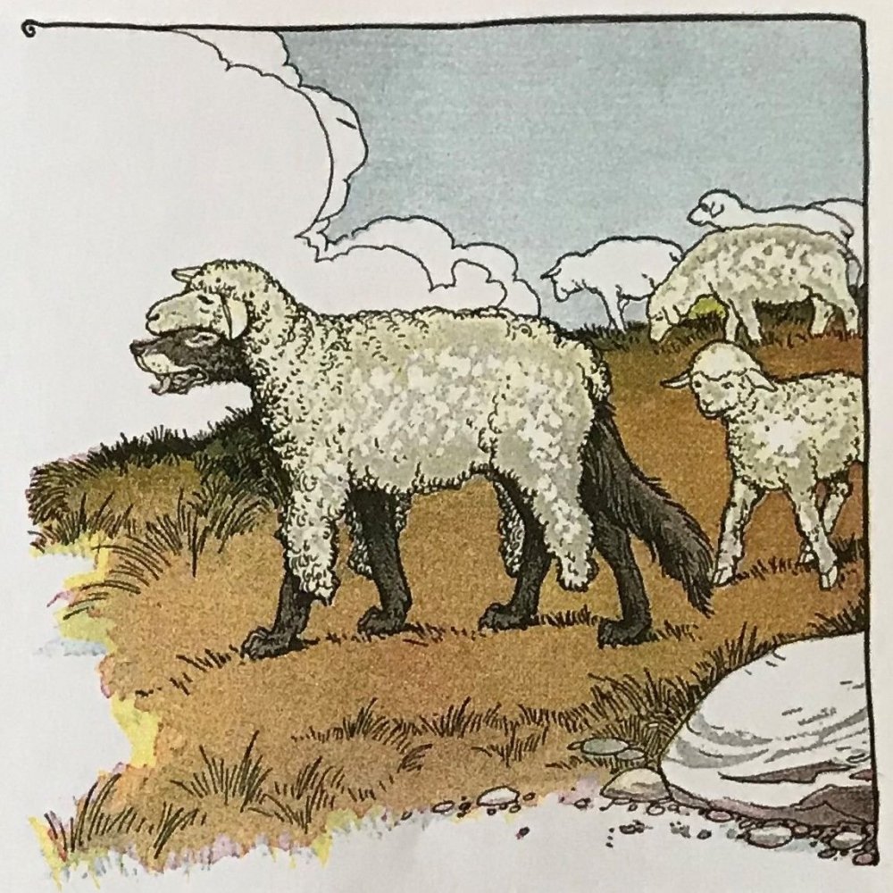 Овцы и собаки басня Крылова