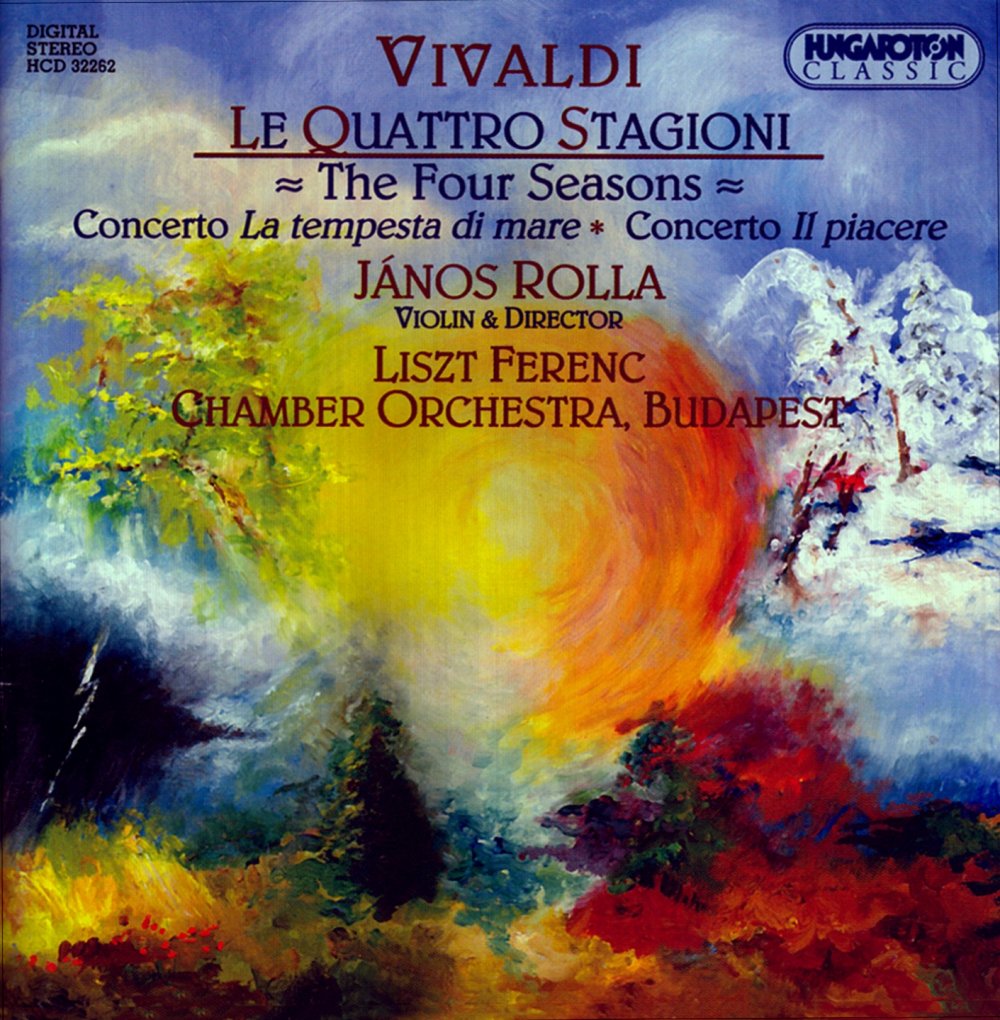 Обложка альбома Антонио Вивальди четыре сезона