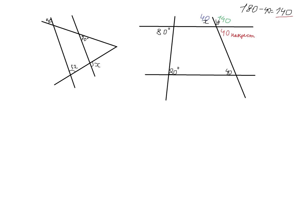Накрест лежащие углы равны 180